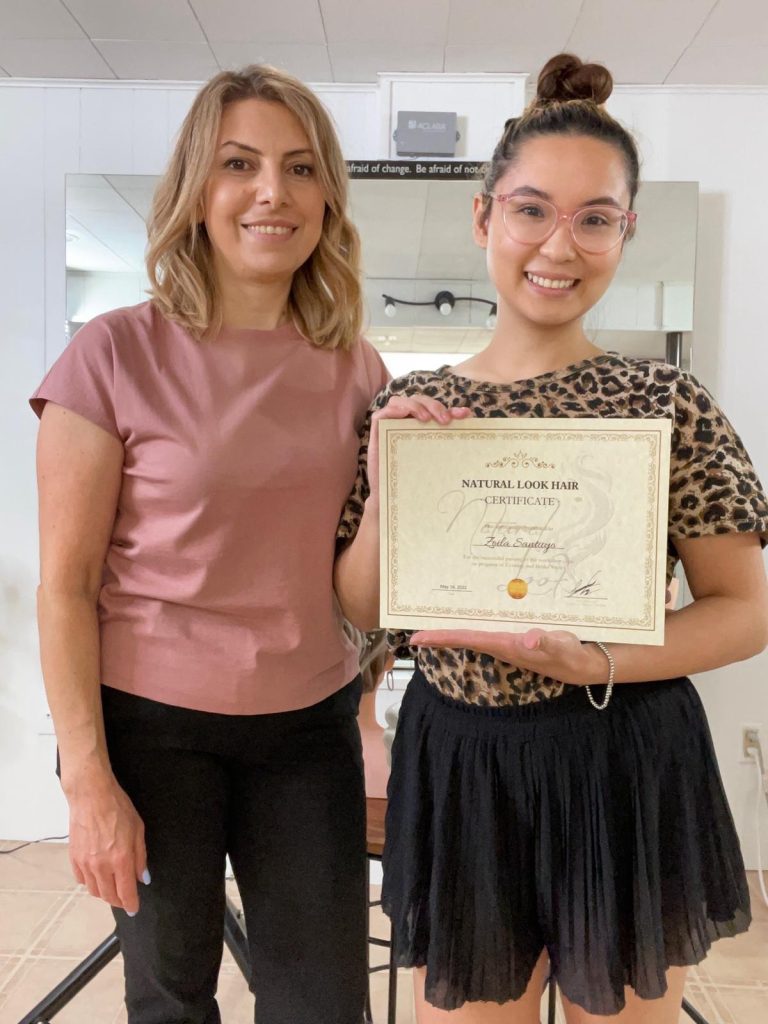 bridal educator with student 7